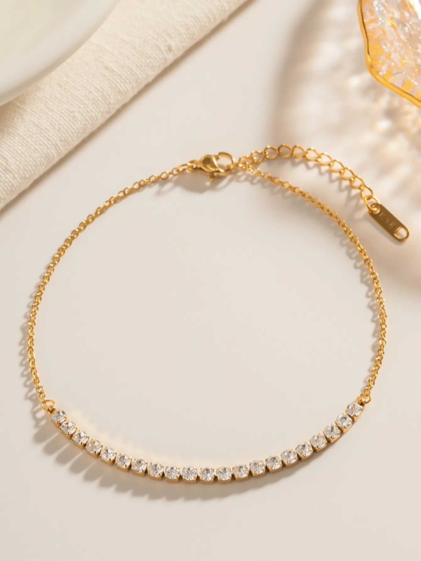 Cubic Zirconia Anklets